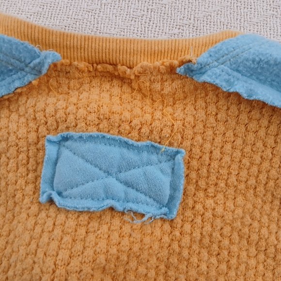 out from under ♡ cropped felt & waffle knit long sleeve top - Picture 12 of 12
